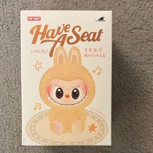 AUTHENTIC Sealed Pop Mart Labubu Have A Seat QUQU